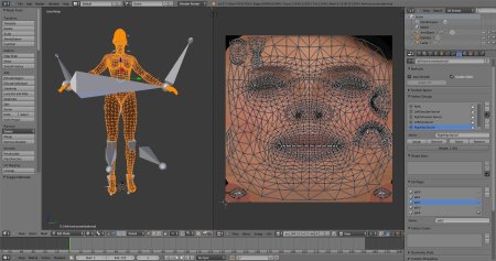 Fur Mesh UV Blender