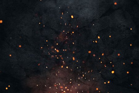 Пыль на черном фоне