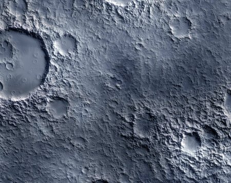 Лунная поверхность вид сверху