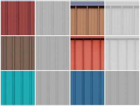 Профнастил Sketchup