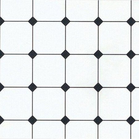 Керамическая мозаика Starmosaic homework Octagon big White/Black Matt
