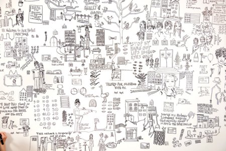 Надписи на маркерной доске