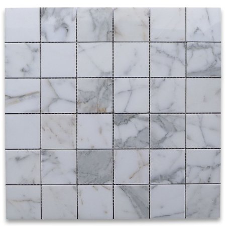 Marble Calacatta texture Mosaic Tile