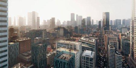 Бэкграунд город 3ds Max