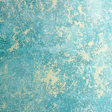 Венецианская штукатурка медь Аквамарин