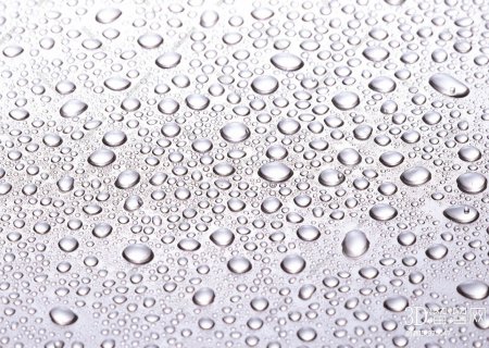 Серые капли воды