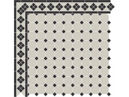 Top CER 4416 White Octagon 16/Black Dots 14 30x30