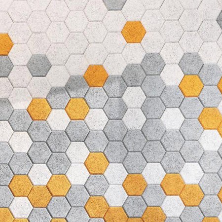 Orange Hexagon плитка