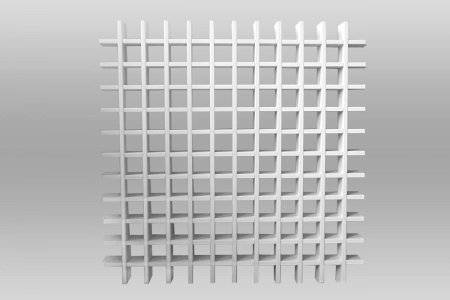 Грильято 50x50 белый