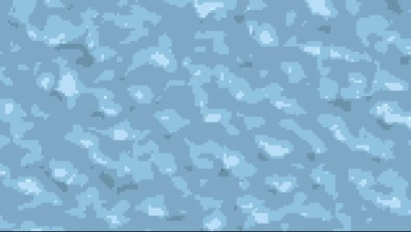 Текстура воды пиксельная