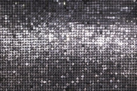 Панель с пайетками черный
