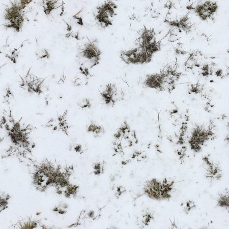 Текстура травы со снегом бесшовная