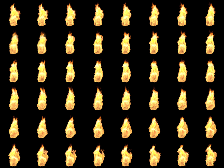 Огонь Sprite Sheet