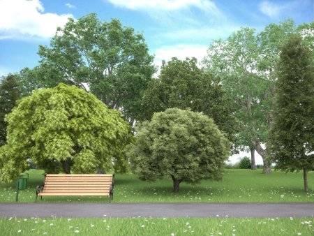 Фоны деревья 3ds Max