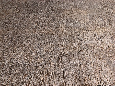 Соломенная крыша текстура