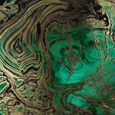 Malachite Gold мрамор