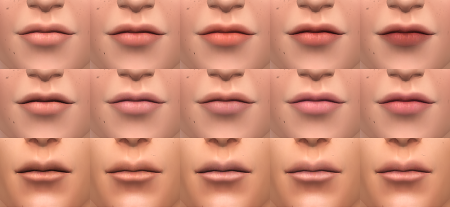 SIMS 4 realistic Lips