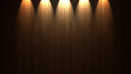 Подсветка однотонной стены