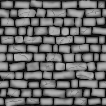 Displacement Map каменная стена