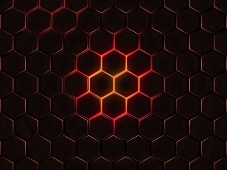 Шестиугольники фон Гексагон