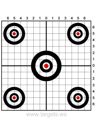 Мишени 22lr Формат а4