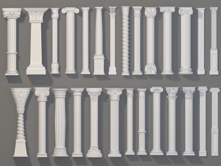 Колонна 3d Max
