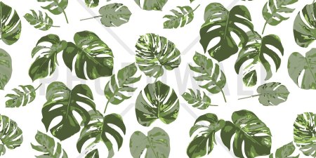 Бесшовная текстура зеленых листьев (41 фото)