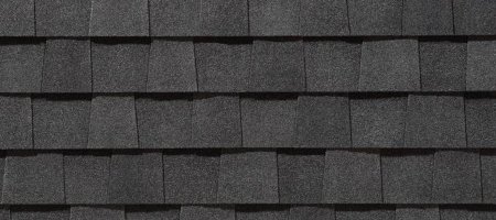 Двухслойная гибкая черепица certainteed Highland Slate Black Granite
