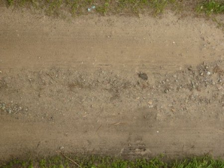 Проселочная дорога вид сверху