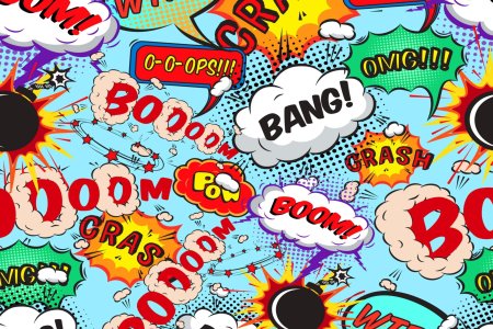 Баннер в стиле комикса