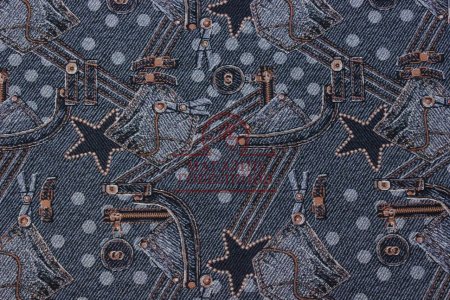 Ткань Hermitage 01 Denim