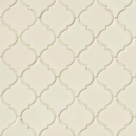 Плитка Арабеска малая, 93x83x7 мм, белая, Penta Ceramica