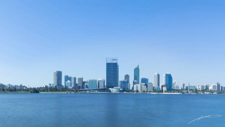 Длинная панорама города