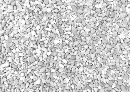 Мелкий гравий белый