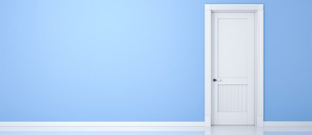 Стена с дверью