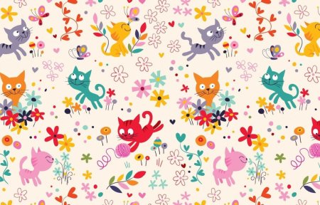 Фон с котиками