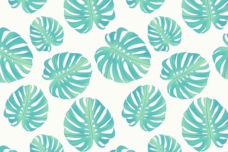 Seamless pattern Monstera