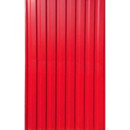 Профнастил стеновой 1.3м красный 3011 h20