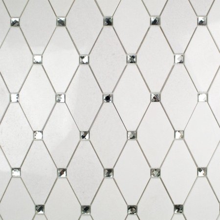 Зеркало Miracle ma01 Almaz Romb 345/260/v8 Silver
