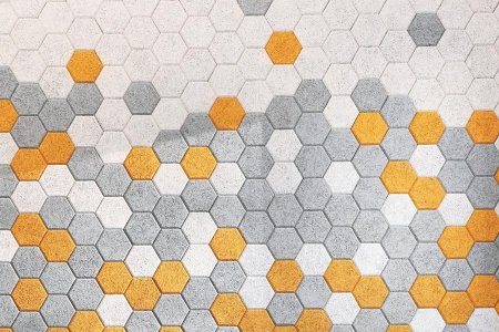 Orange Hexagon плитка