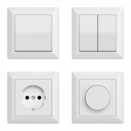Розетки Legrand Valena черные матовые