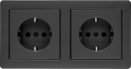 Розетка встраиваемая Schneider Electric w59 deco с заземлением, цвет графит