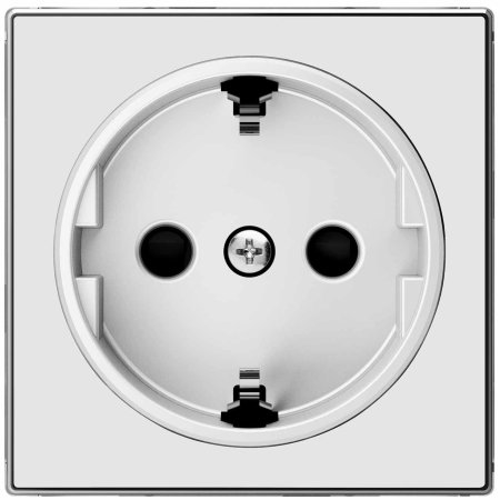 Розетка Legrand Quteo 782211,16а, с заземлением, белый