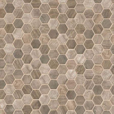 Плитка напольная Гексагон Wood Tiles 2