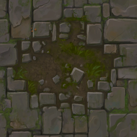 Ghibli grass texture