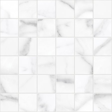 Мозаика мраморная белая