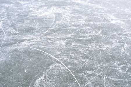 Хоккейный лед фон сбоку