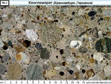 Конгломерат брекчия шар