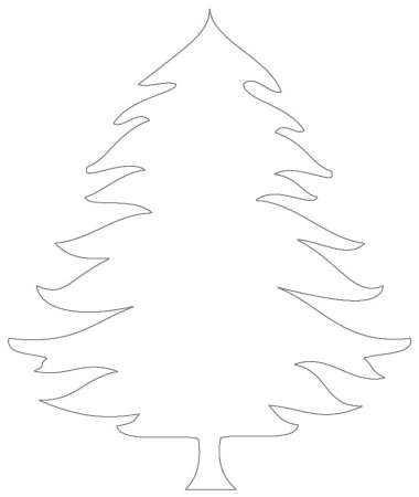 Украшение на окно елка
