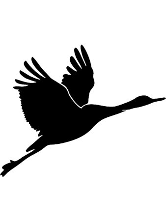 Журавли для вырезания